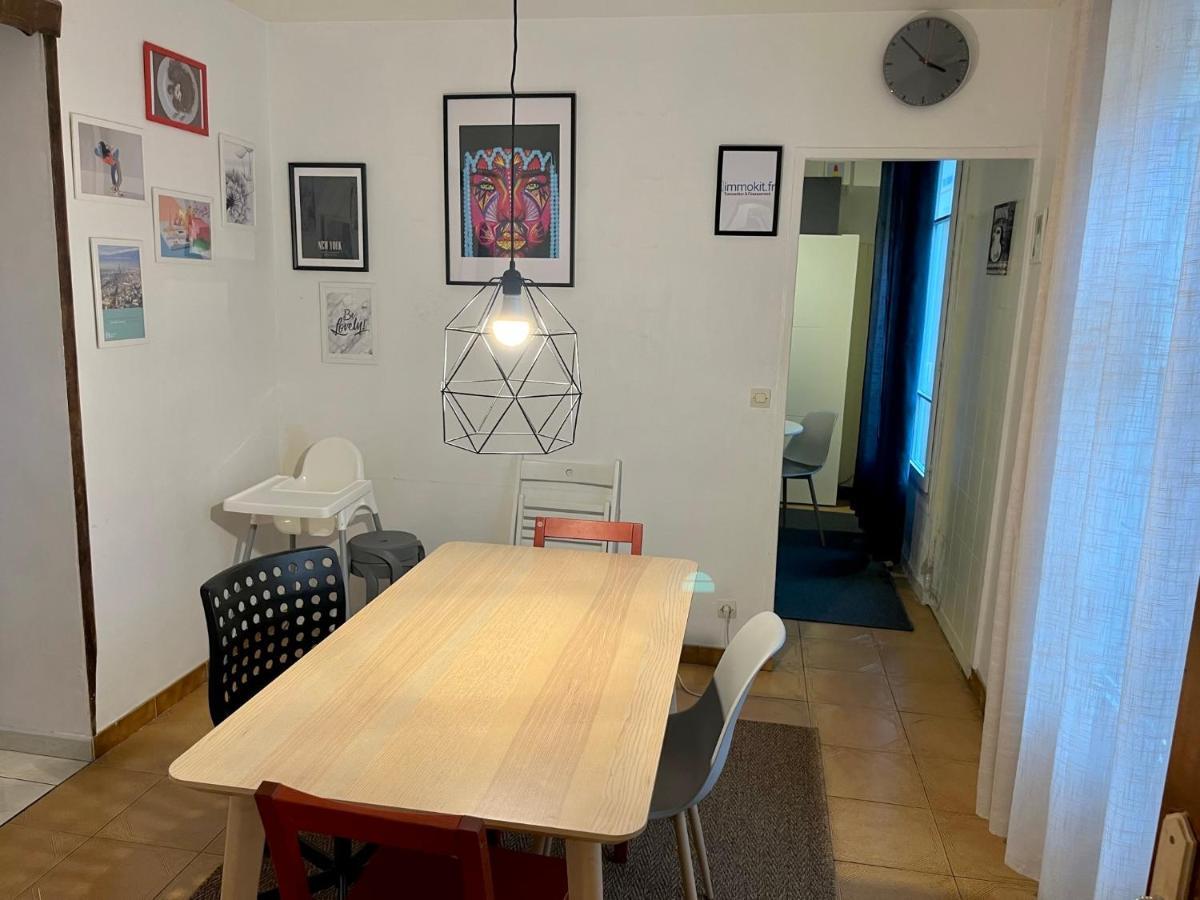 Aubervilliers Maison De Ville Pres Metro 7 By Immo Kit Bnb Eksteriør billede