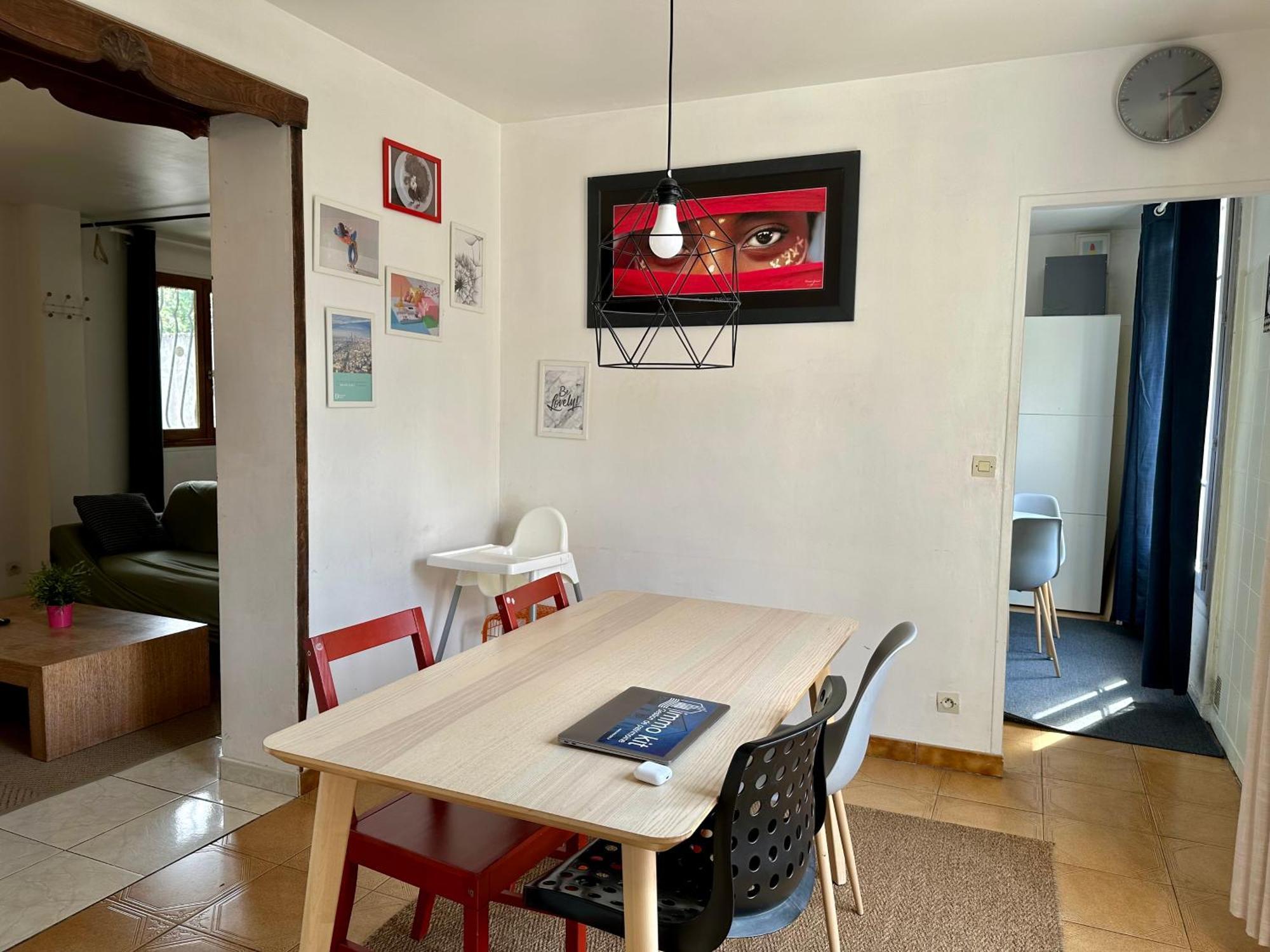 Aubervilliers Maison De Ville Pres Metro 7 By Immo Kit Bnb Eksteriør billede